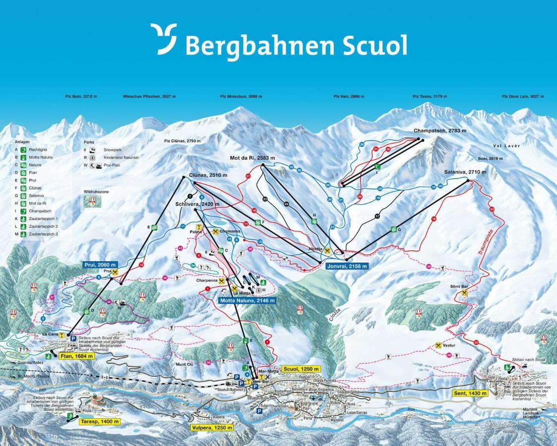 Aaa Chalet Allegra Rojo With Mountain View 施库尔 外观 照片